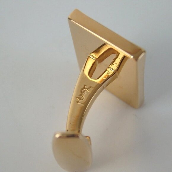 Authentic YVES SAINT LAURENT cuffs metal [Used] - Picture 7 of 7